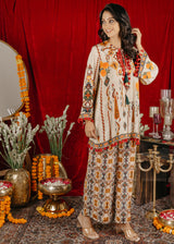 Vintage Fusion Printed Coord Set D6321