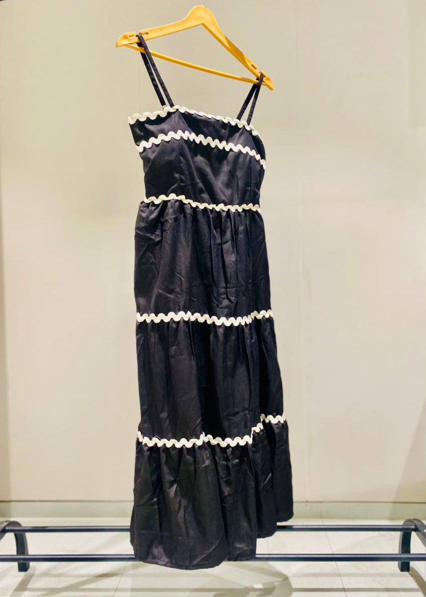 Stylish Look Cotton One Piece Dress D6138
