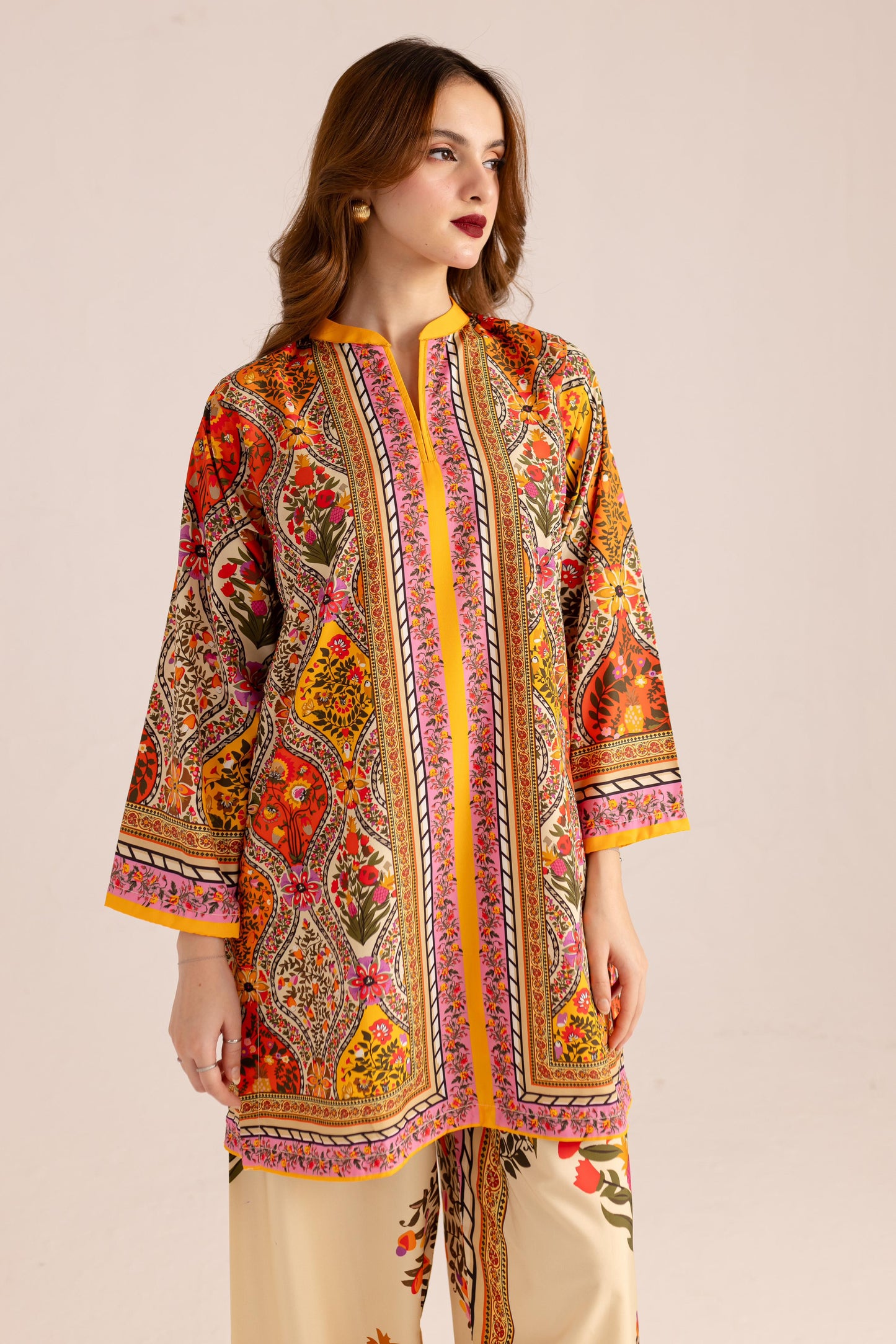 Sleek & Stylish Duo Co-ord Set D6127 - kharidari