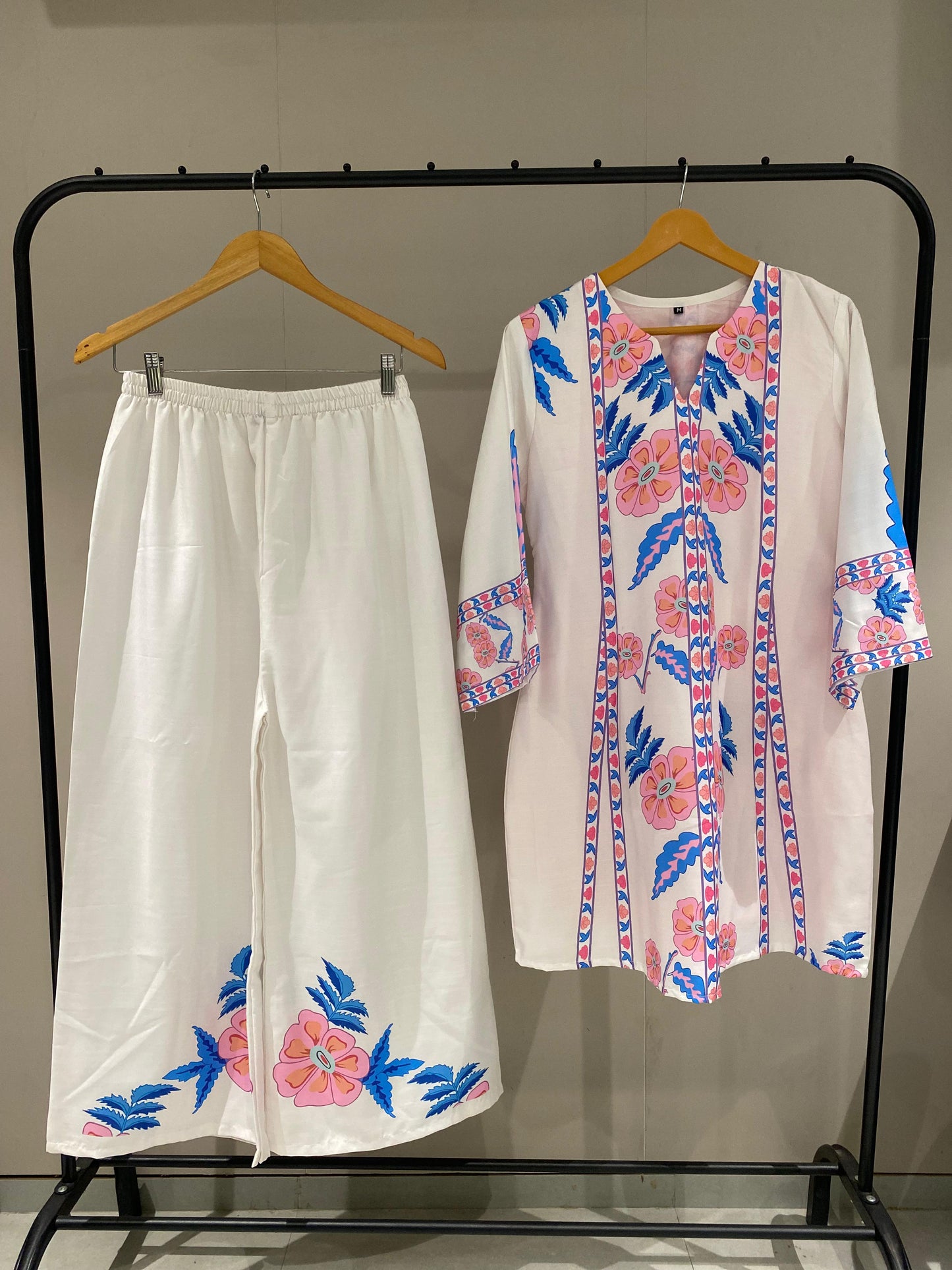 Vibrant Vibes Printed Co-ord Set D6188 - kharidari