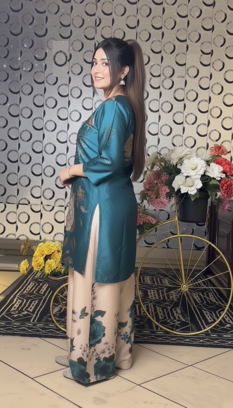 Finding a moment of serenity and style nestled amongst the blooms D6312