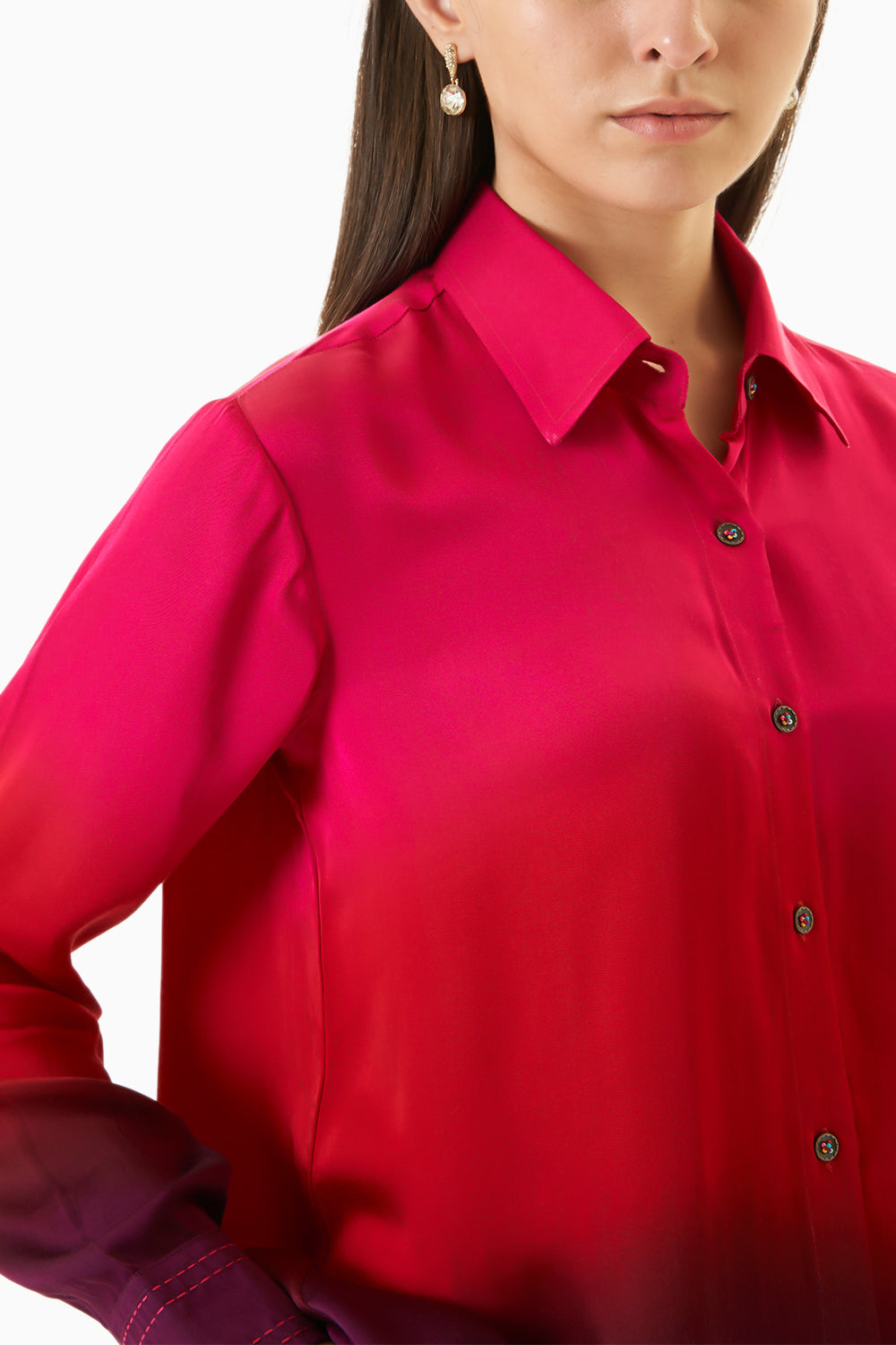 Stunning Shaded Shirt And Pants Co-Ord D-01146