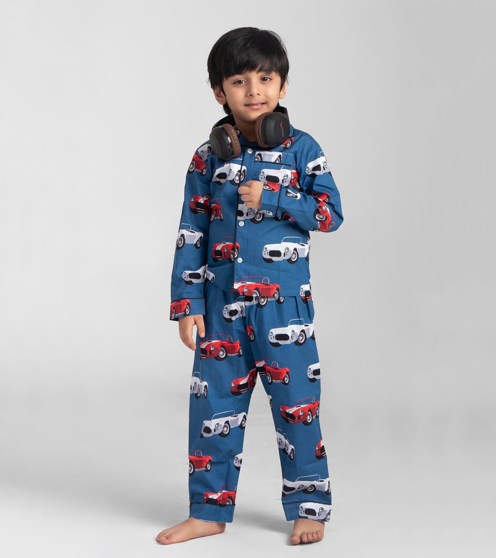 Printed night suit set sale