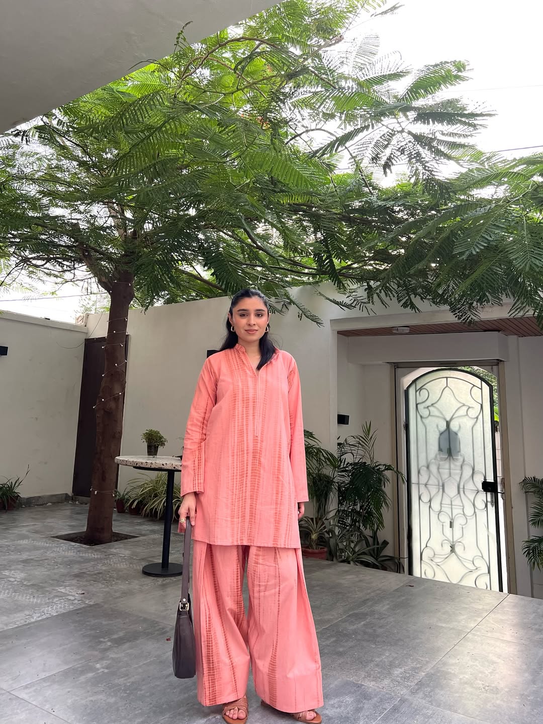 Blush Shibori Tie-Dye Co-ord Set D6301