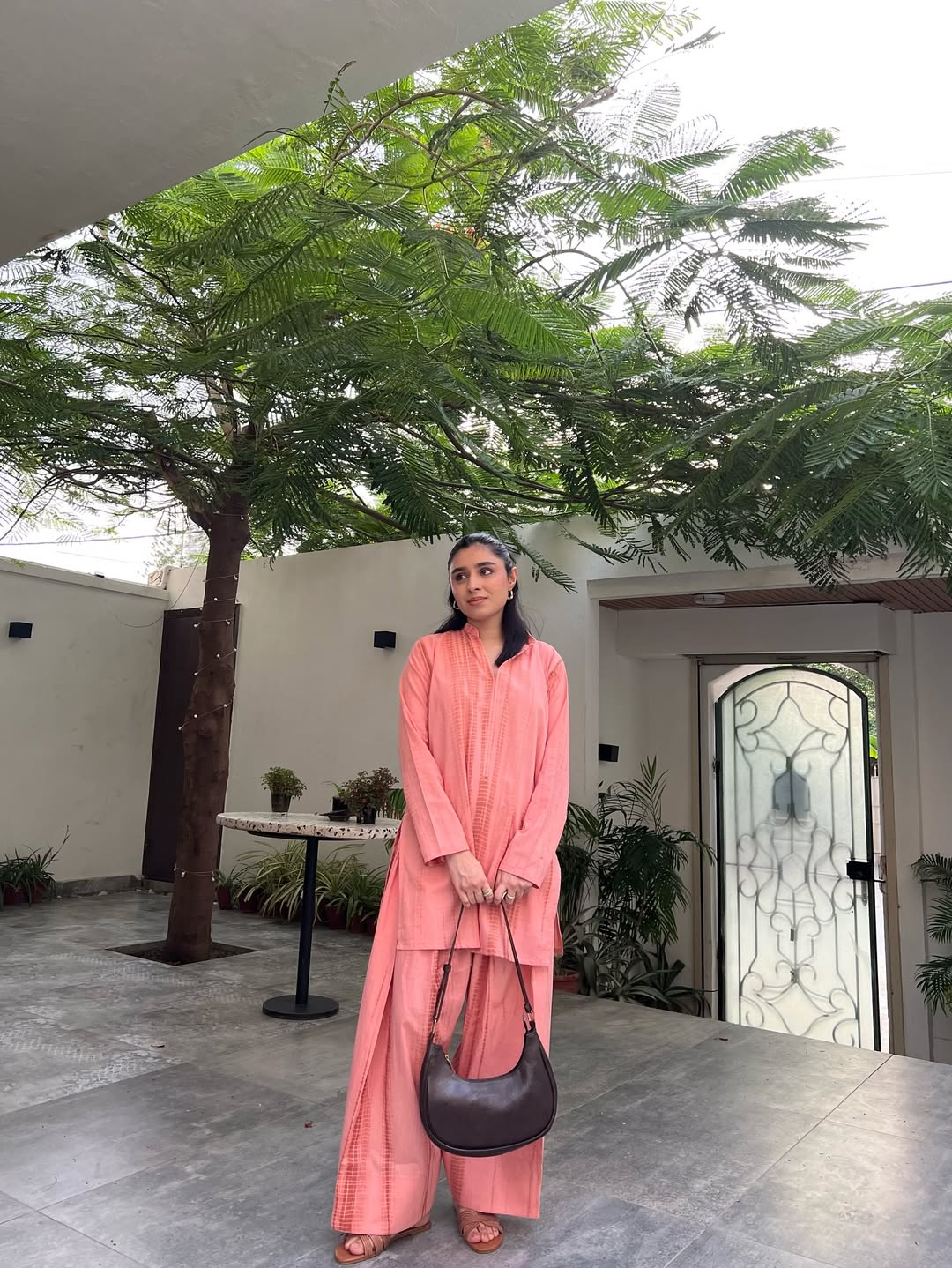 Blush Shibori Tie-Dye Co-ord Set D6301