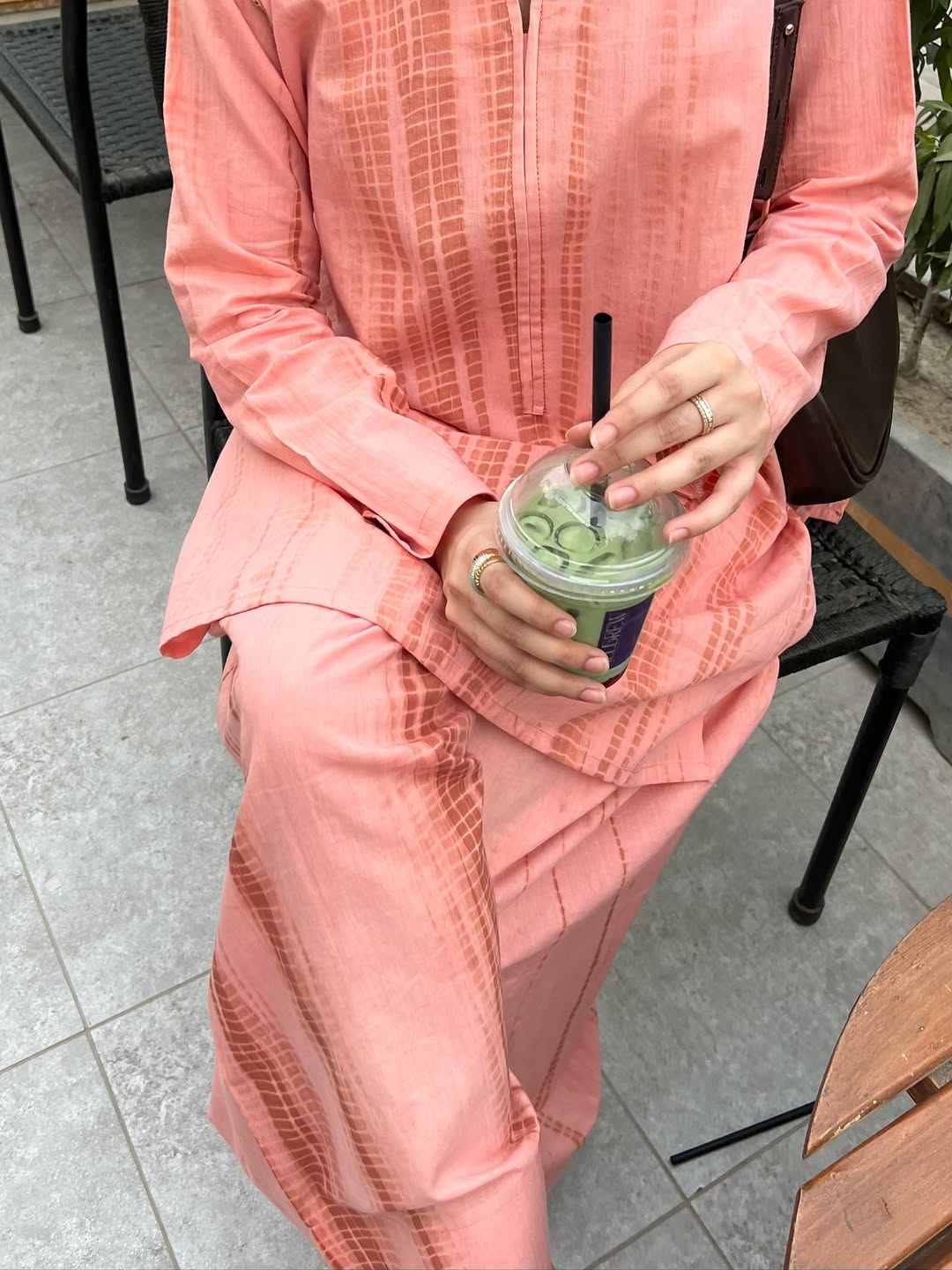 Blush Shibori Tie-Dye Co-ord Set D6301