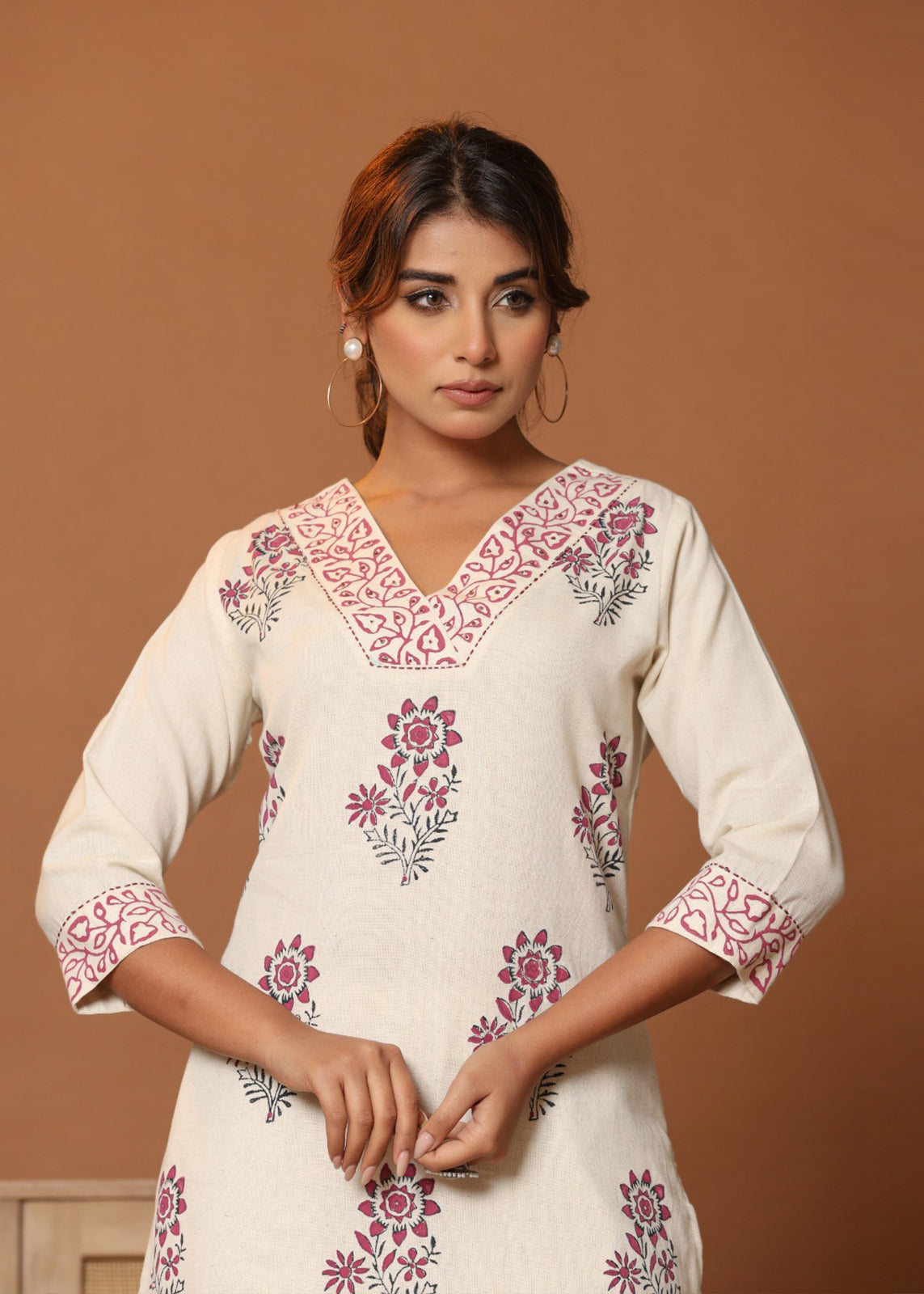 Flora Fancy: Uniquely Printed Co-ord Set for Everyday Chic D6252 - kharidari