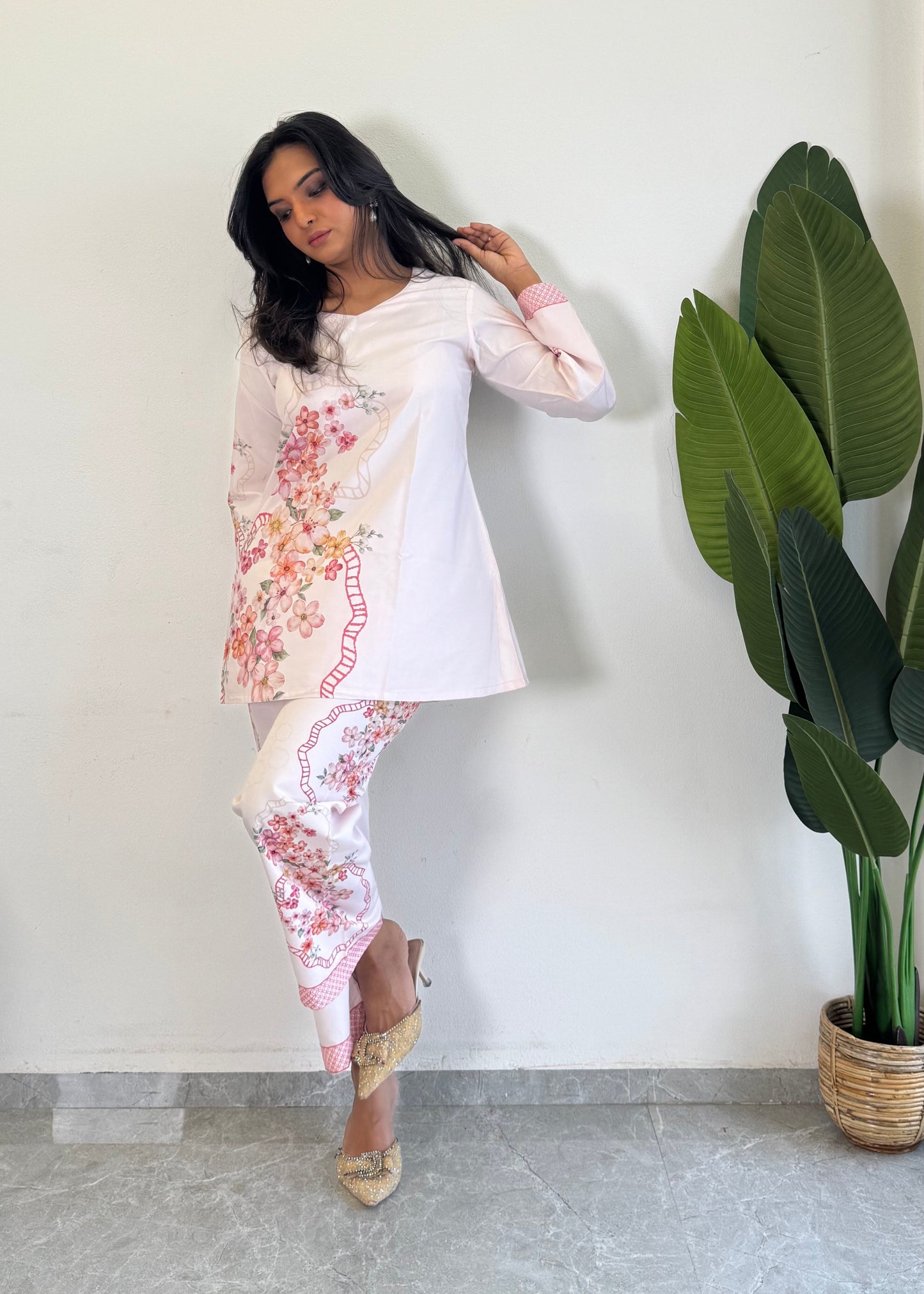 Chic & Comfy Raymond Cotton Flower Co-ord Set