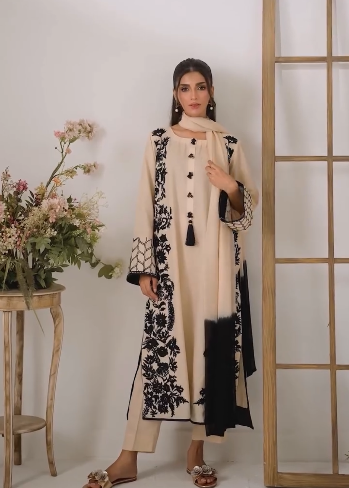 Party Wear Georgette Embroidered Suit Set with Dupatta for Women D6337