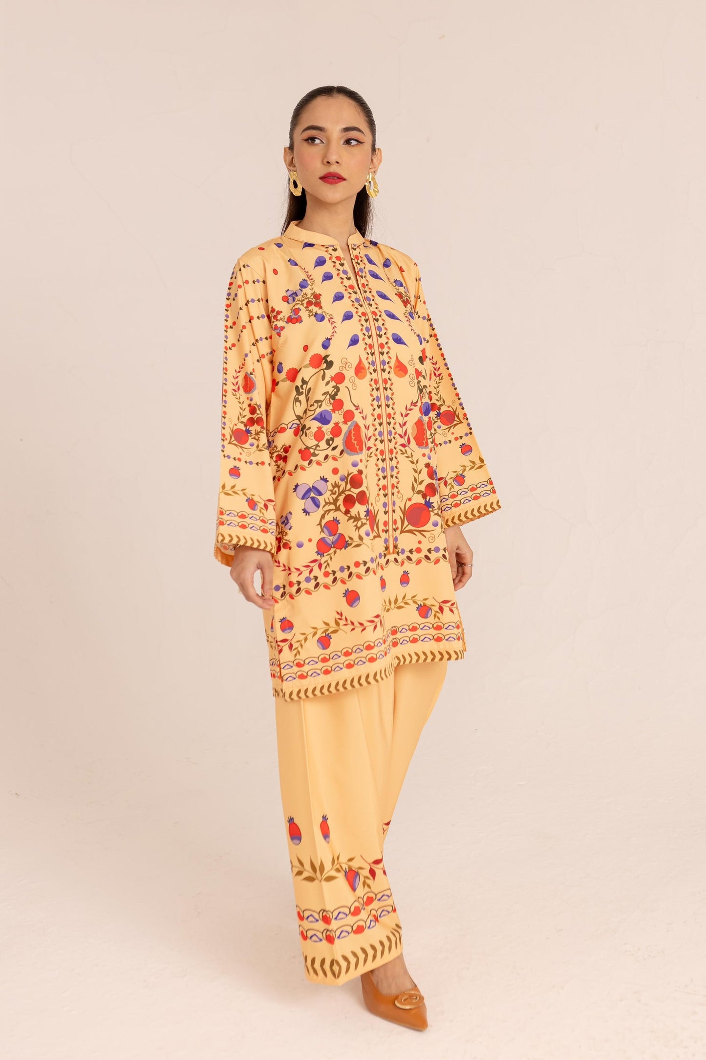 Stylish Malai Satin Co ord Set D6112