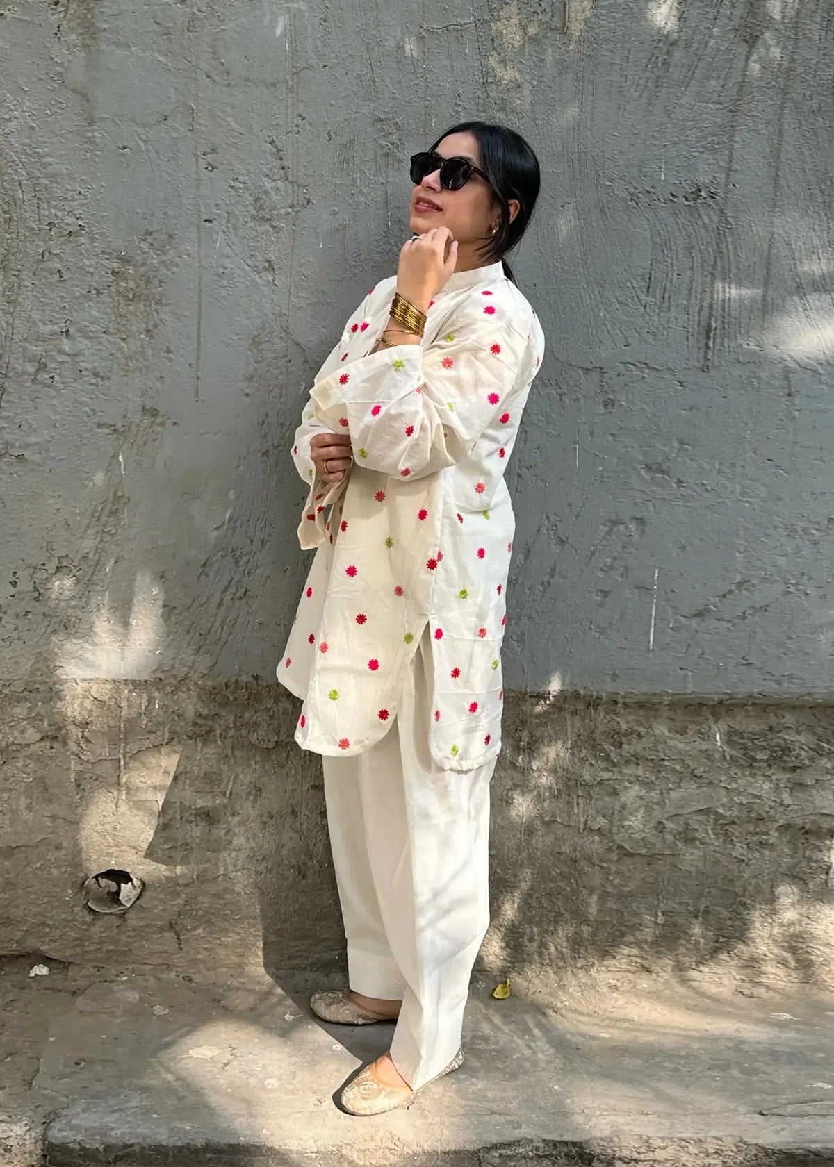 Stylish Fancy Embroidered Co-ord D6182 - kharidari