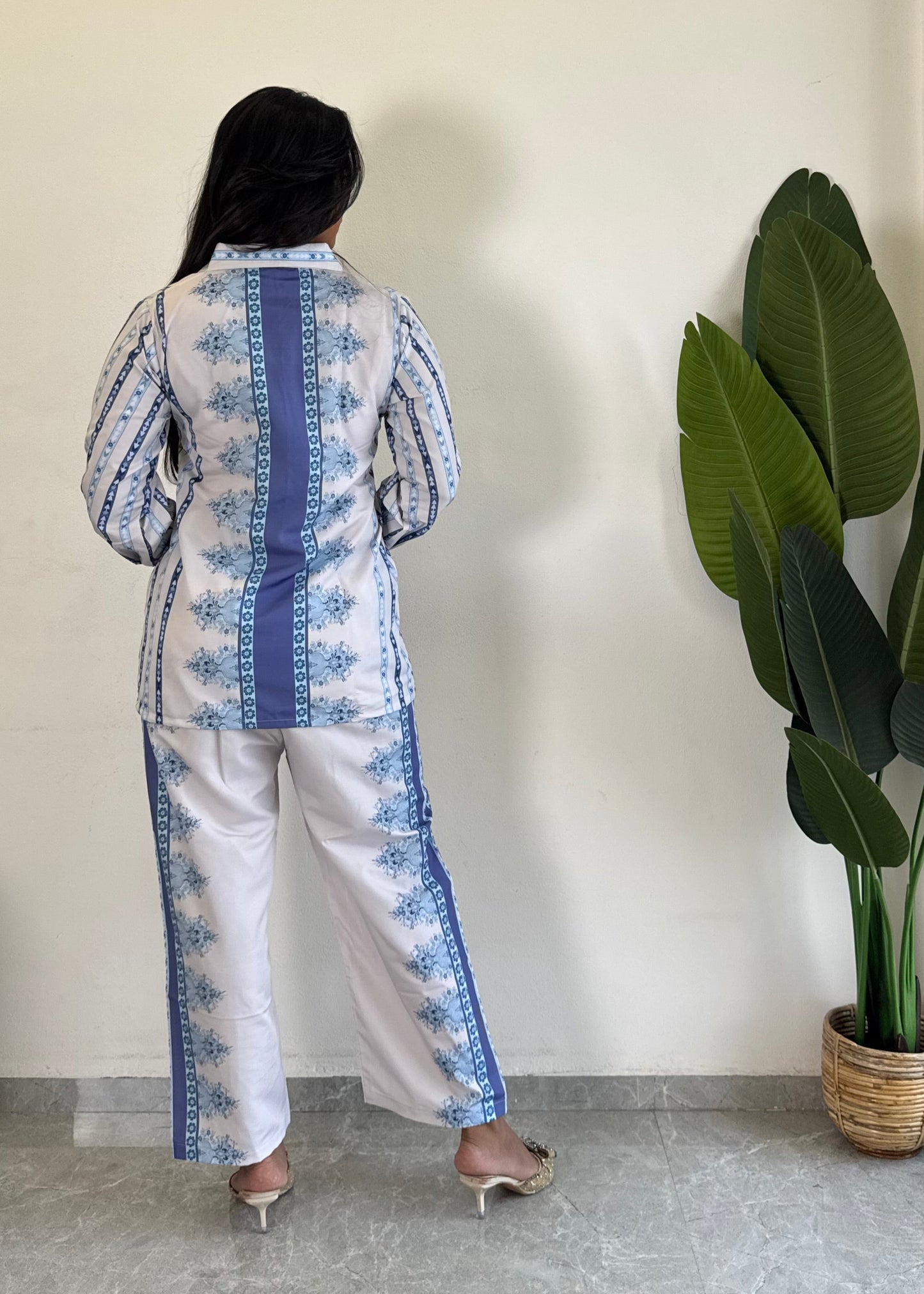 Trendy printed Raymond cotton co-ord set for women