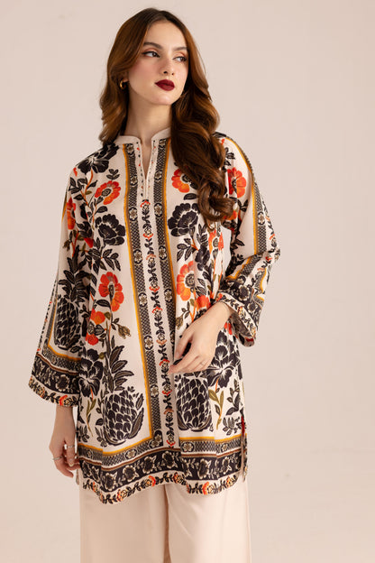 New Desinger Prited Party Wear Co-ord set D6123