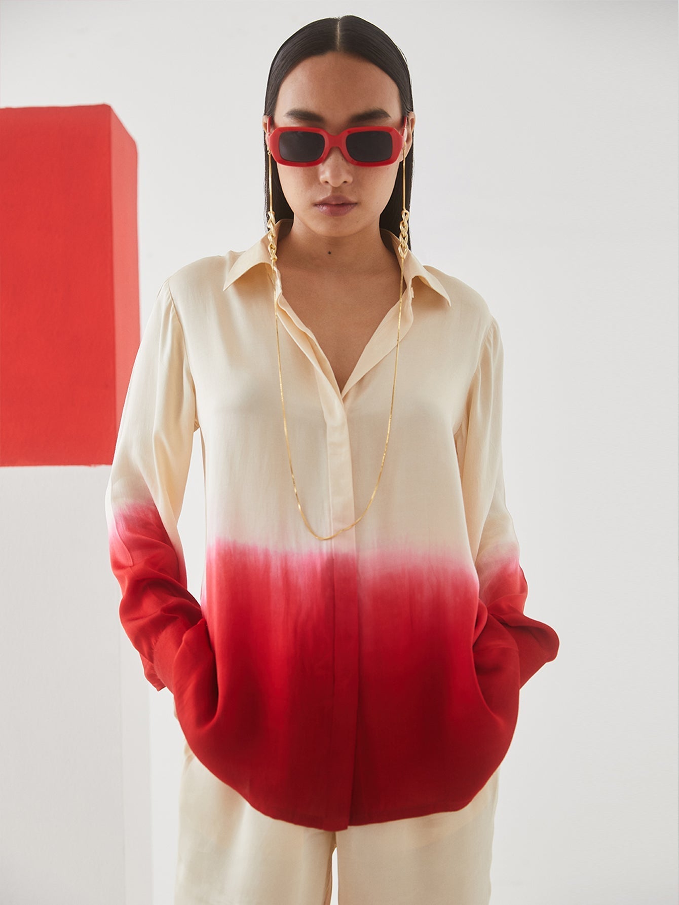 Women’s Stylish Dual Color Co-Ord Set VT-01130 - kharidari