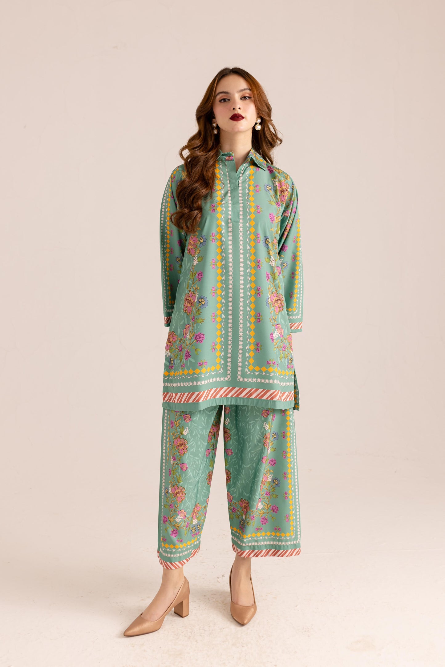Trendy Co- ord Set D6124 - kharidari