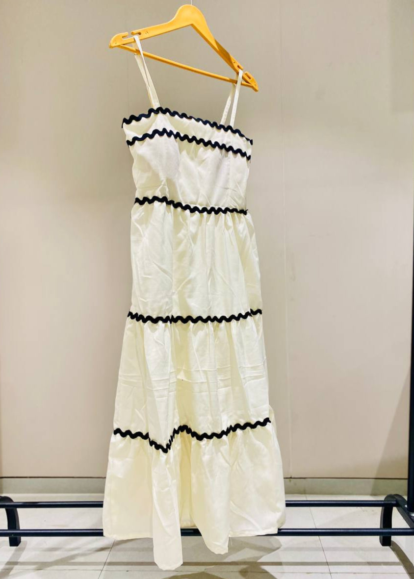 Stylish Look Cotton One Piece Dress D6138