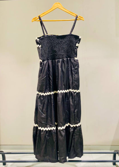 Stylish Look Cotton One Piece Dress D6138