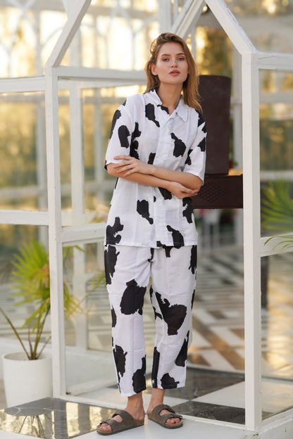 Unique Black and White Art Co-ord set VT6032 - kharidari