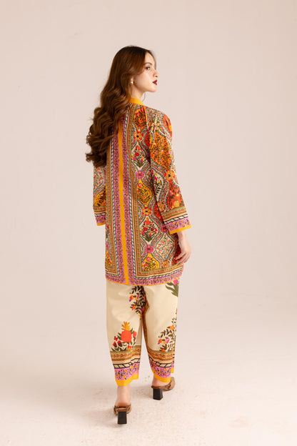 Sleek & Stylish Duo Co-ord Set D6127