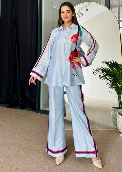 Blue Horizon Co-ord Set D6108 - kharidari