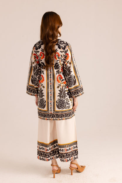 New Desinger Prited Party Wear Co-ord set D6123