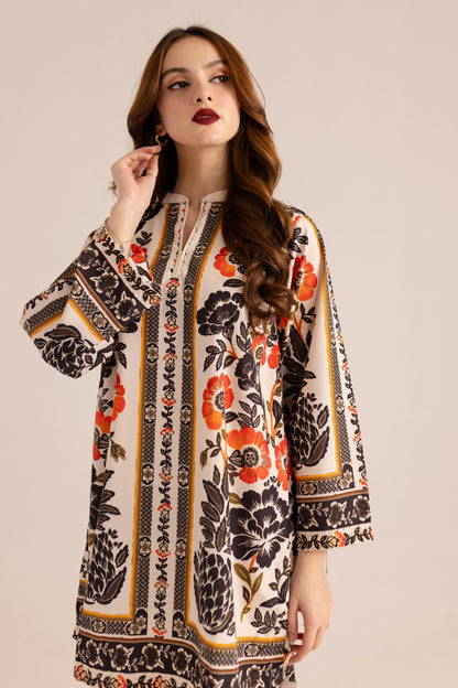 New Desinger Prited Party Wear Co-ord set D6123