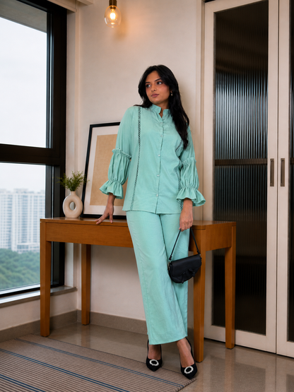 Cool & Confident Grey Party wear Co-ord Set