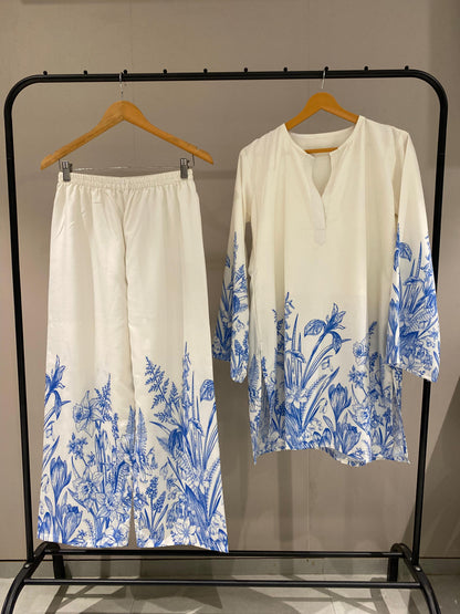 Comfortable Raymond Cotton Flower Print Cotton Co-ord D6159