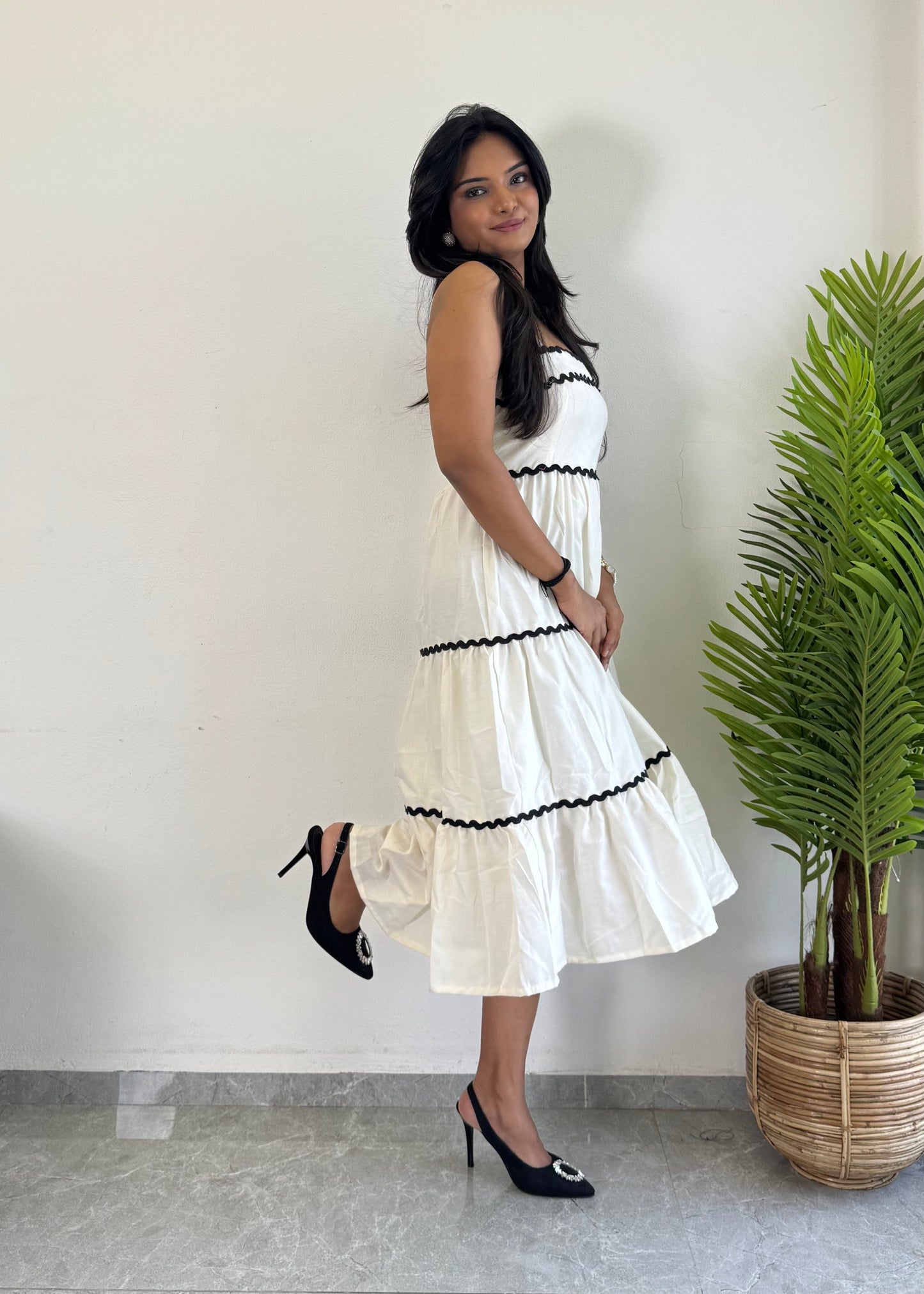 Stylish Look Cotton One Piece Dress D6138 - kharidari