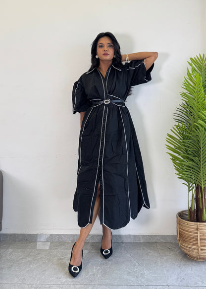 Premium Look Cotton One Piece Dress D6139 - kharidari