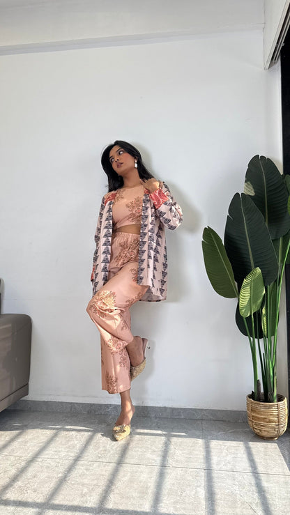 Relaxed Glam: Comfortable Yet Fashionable Cord Set - kharidari