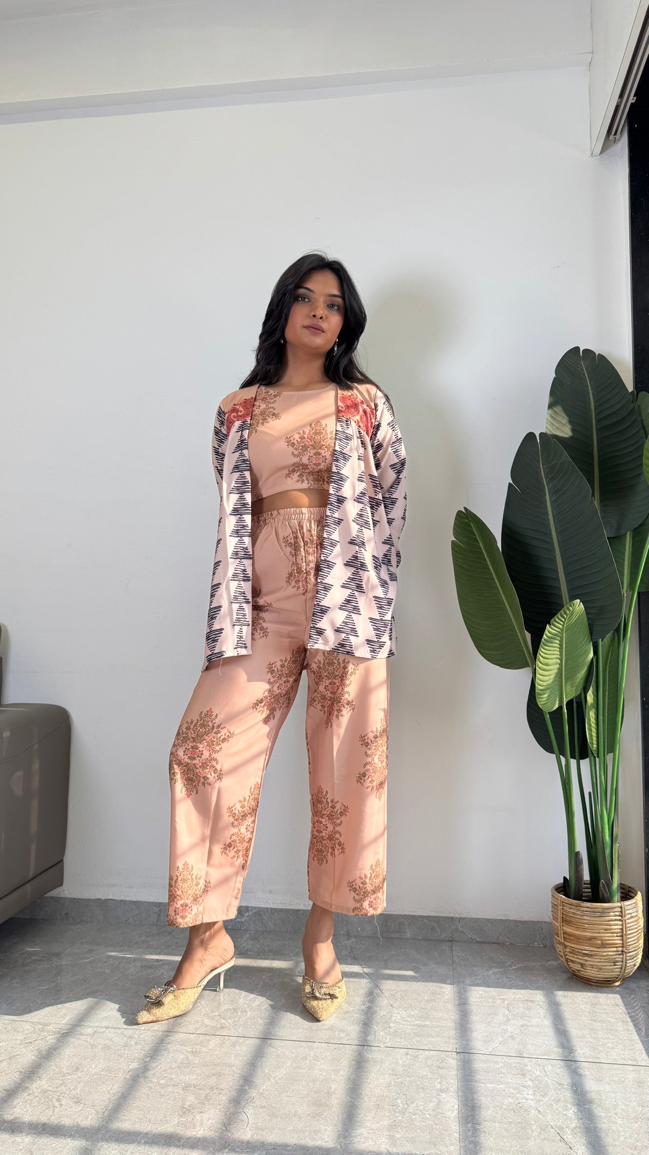 Relaxed Glam: Comfortable Yet Fashionable Cord Set - kharidari