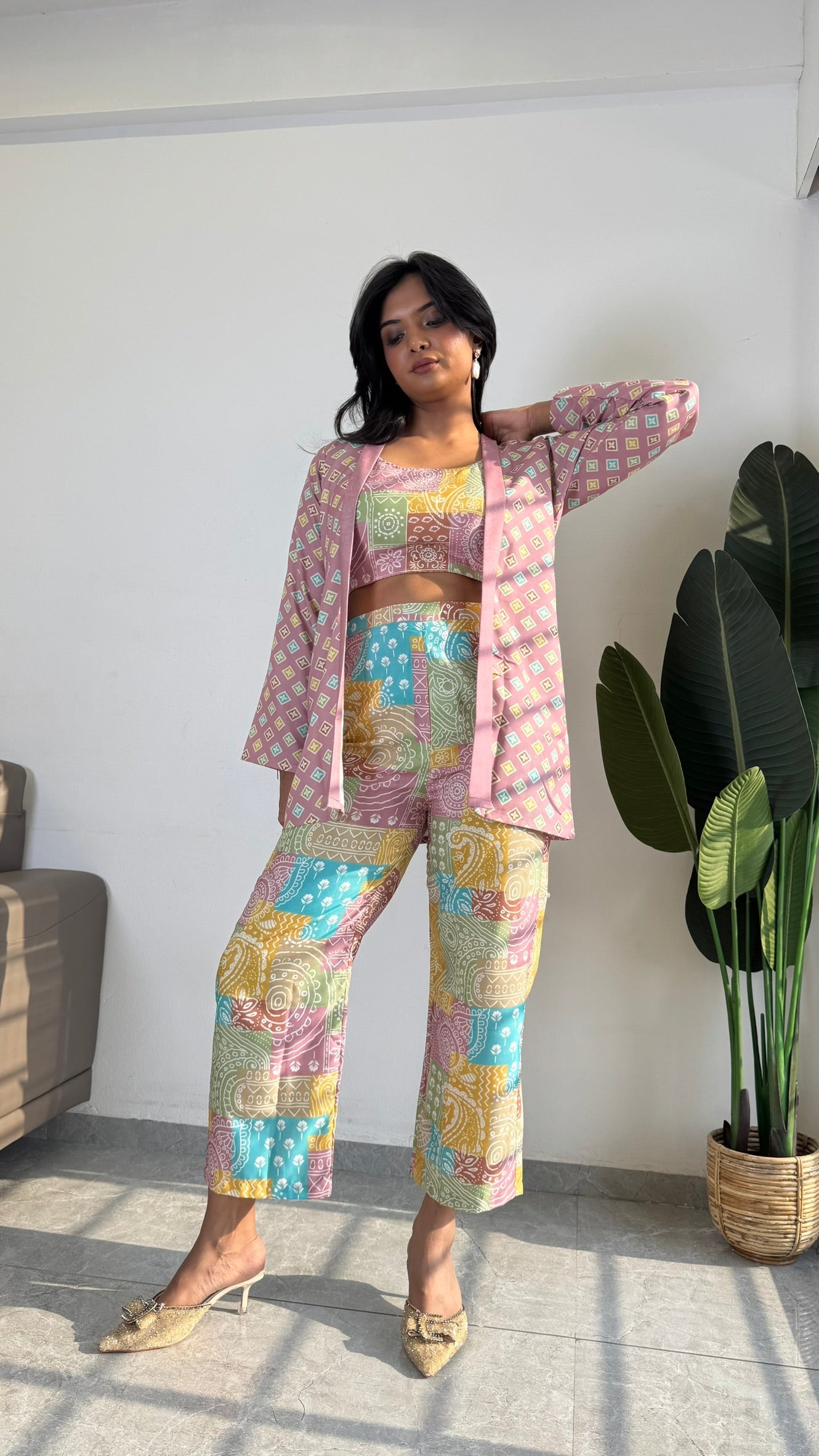 Relaxed Glam: Comfortable Yet Fashionable Cord Set - kharidari