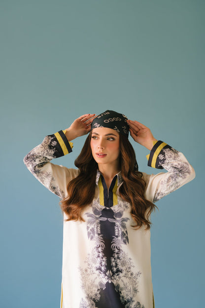 Garden Whisper Luxe Two-Piece – Where Comfort Meets Chic in Dreamy Pastel Prints D6305