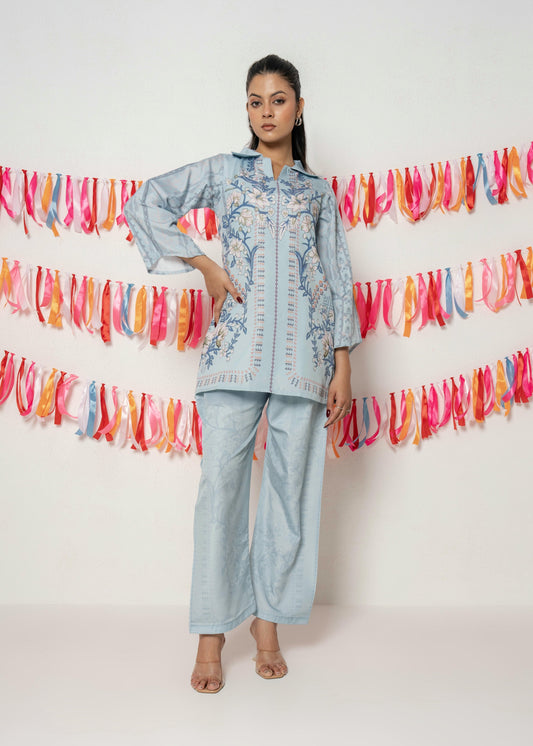 Off-Duty Vibes Co-ord Set D6241 - kharidari