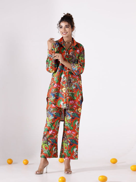 The Flowerbed Cotton Coord Set D6014