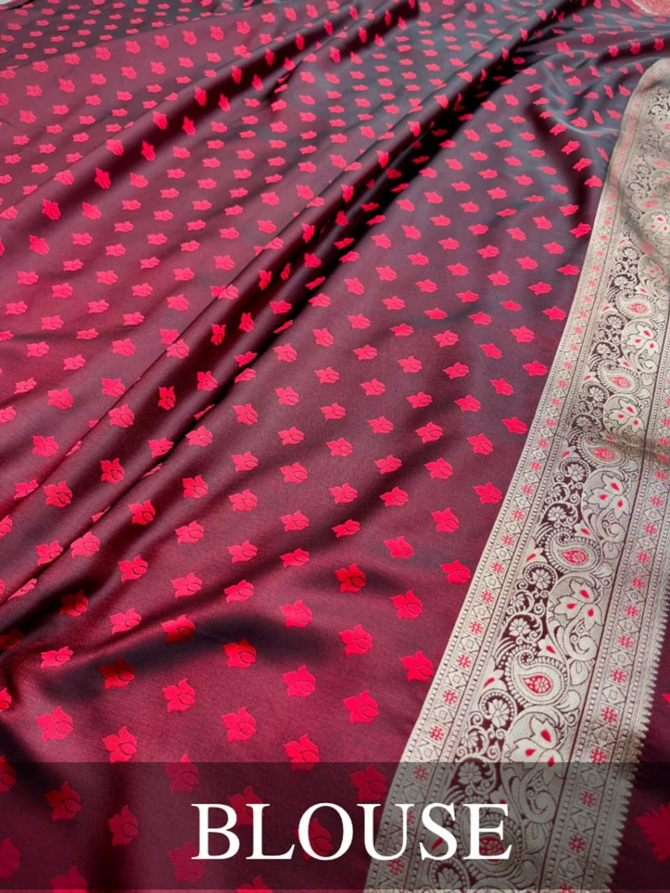 Banarasi Pattern Soft Silk Saree AY- 50106