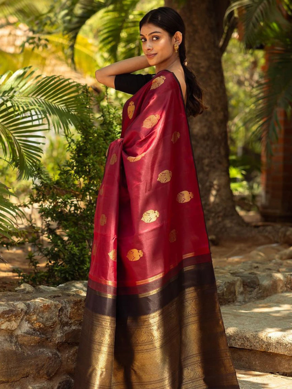 Banarasi Silk Saree Made Up Of Silk Threads Woven AY-3023