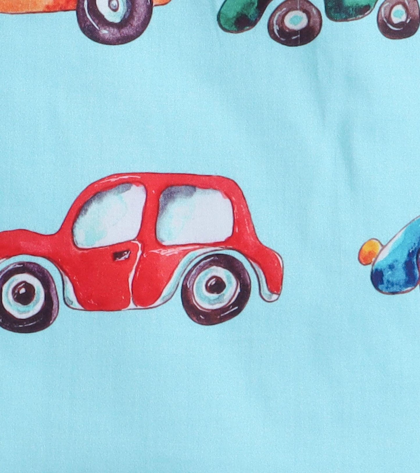 Car trucks printed Night suit for boys D142