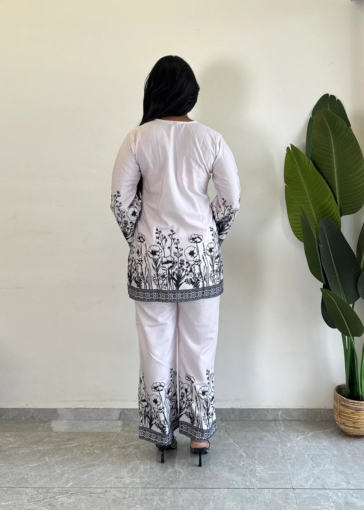 Chic & Comfy Raymond Cotton Flower Co-ord  Set - kharidari