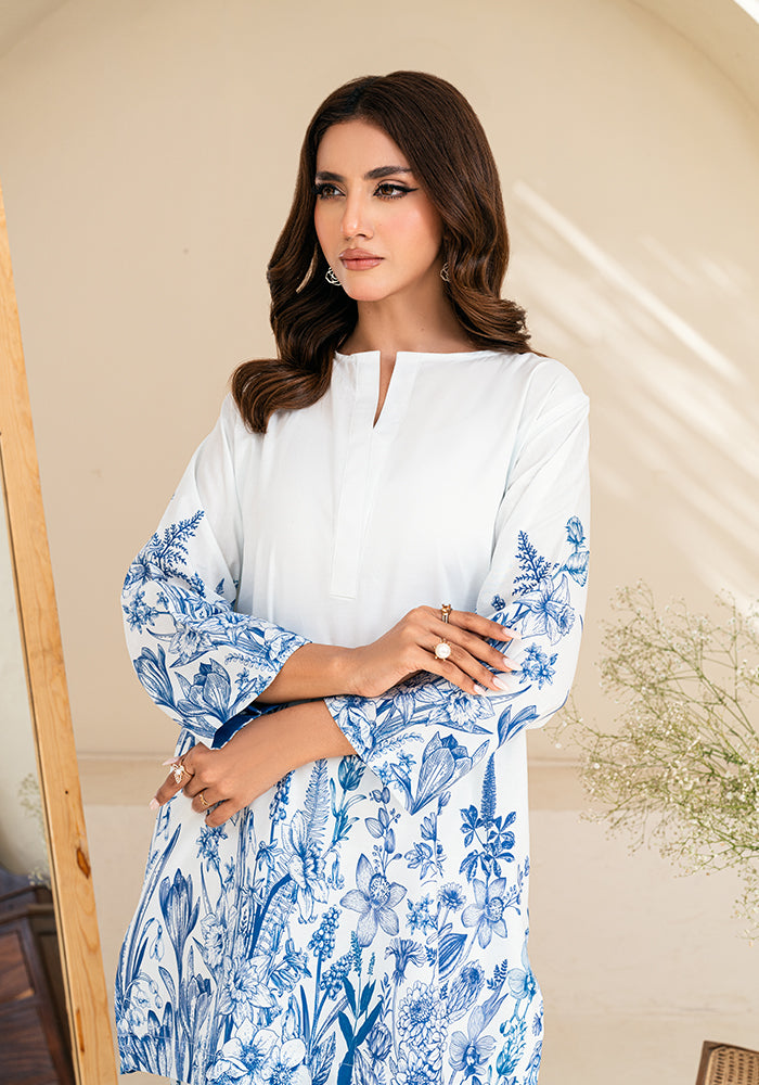 Comfortable Raymond Cotton Flower Print Cotton Co-ord D6159