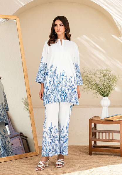 Comfortable Raymond Cotton Flower Print Cotton Co-ord D6159