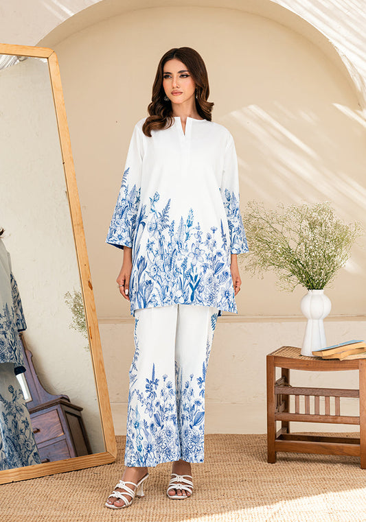 Comfortable Raymond Cotton Flower Print Cotton Co-ord D6159