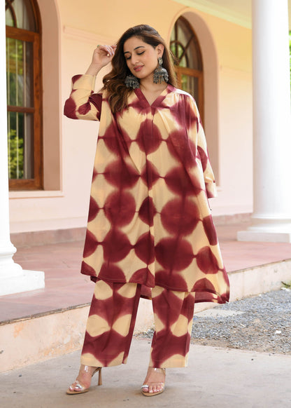 Comfortable & Stylish Printed Suit Set D6118