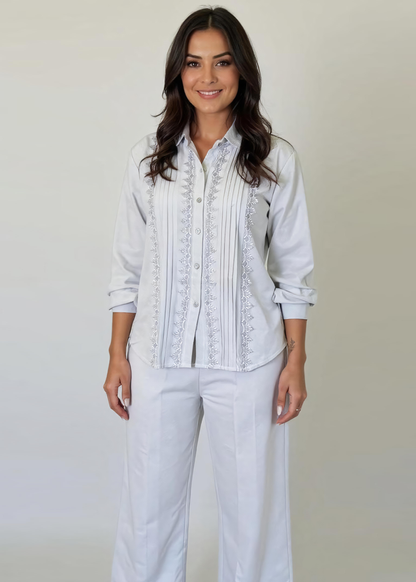 Cool & Confident Grey Party wear Co-ord Set - kharidari