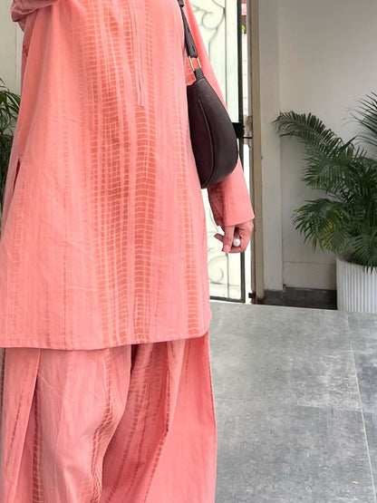 Blush Shibori Tie-Dye Co-ord Set D6301