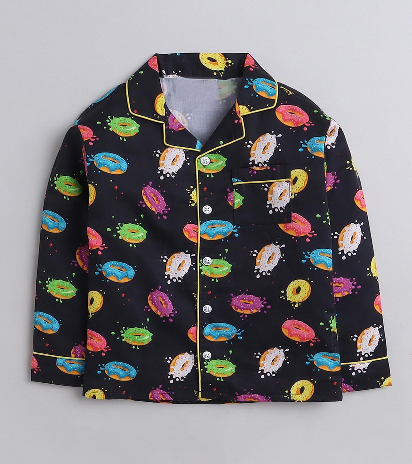 Doughnut printed Night suit For Boys D146