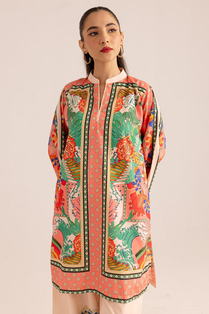 Elegant Malai Satin Co-ord Set  Soft, Stylish & Comfortable D6111 - kharidari