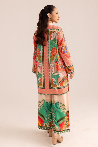 Elegant Malai Satin Co-ord Set – Soft, Stylish & Comfortable D6111
