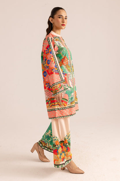 Elegant Malai Satin Co-ord Set – Soft, Stylish & Comfortable D6111